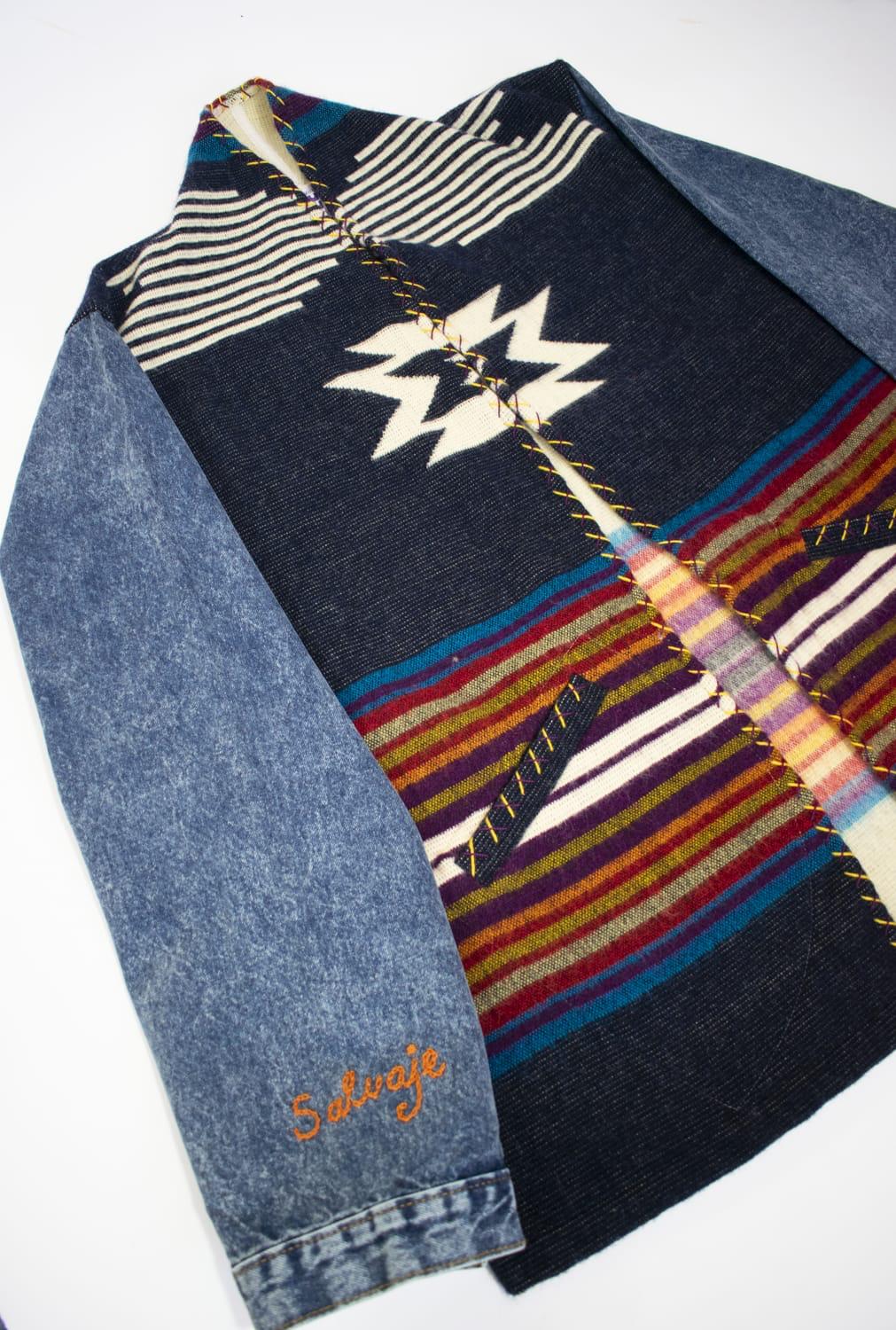 MAISON BADIGO - Veste ojos denim Salvaje