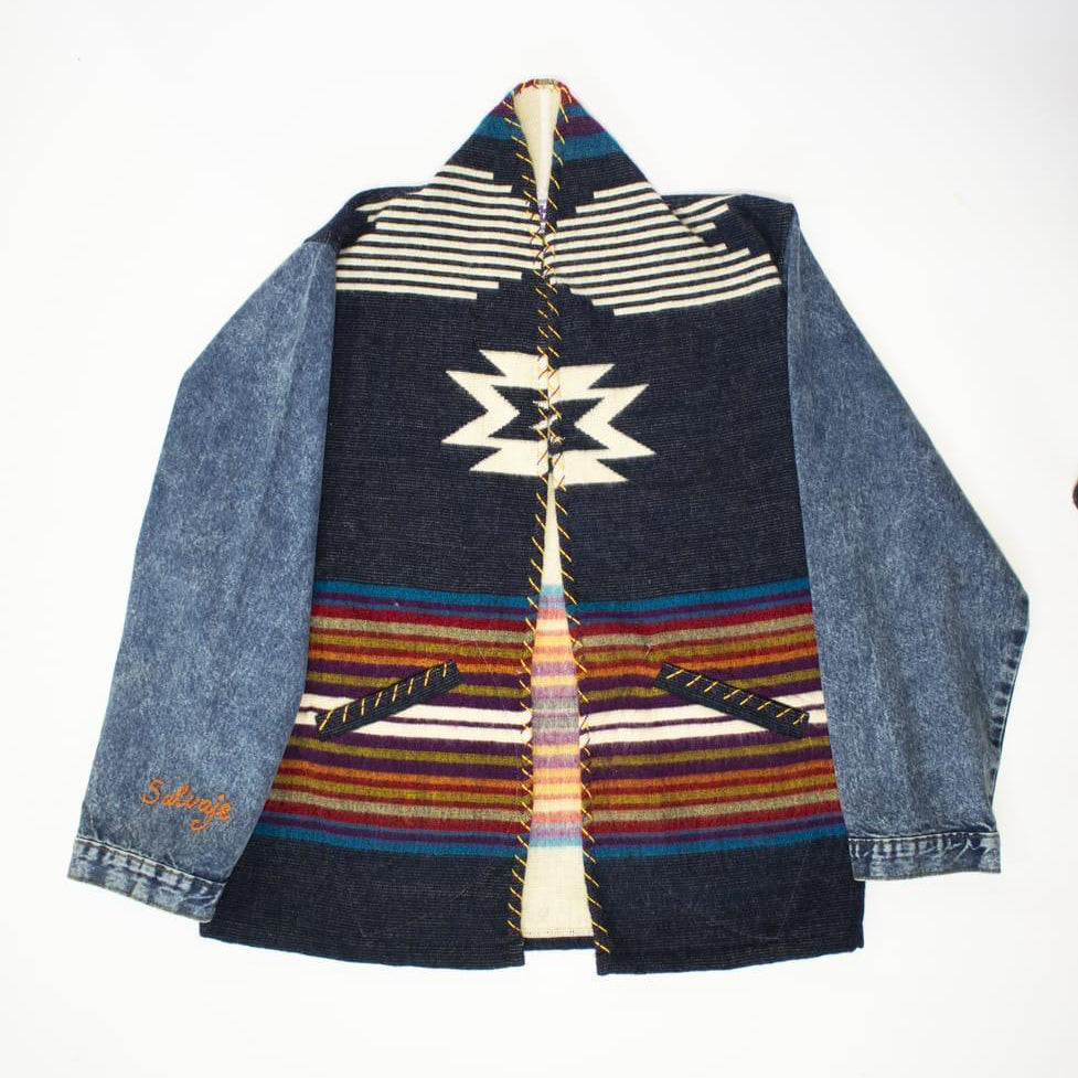 MAISON BADIGO - Veste ojos denim Salvaje
