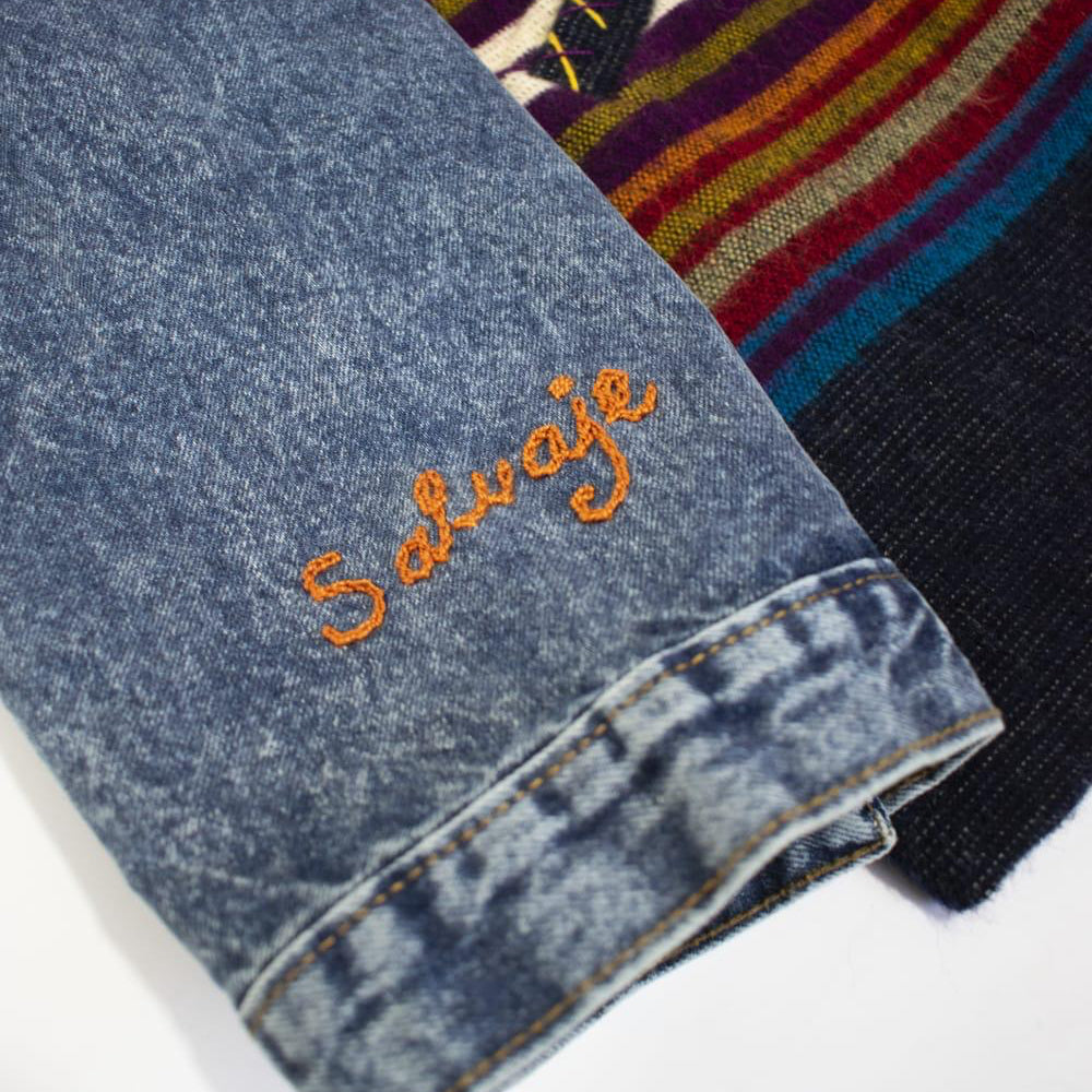 MAISON BADIGO - Veste ojos denim Salvaje