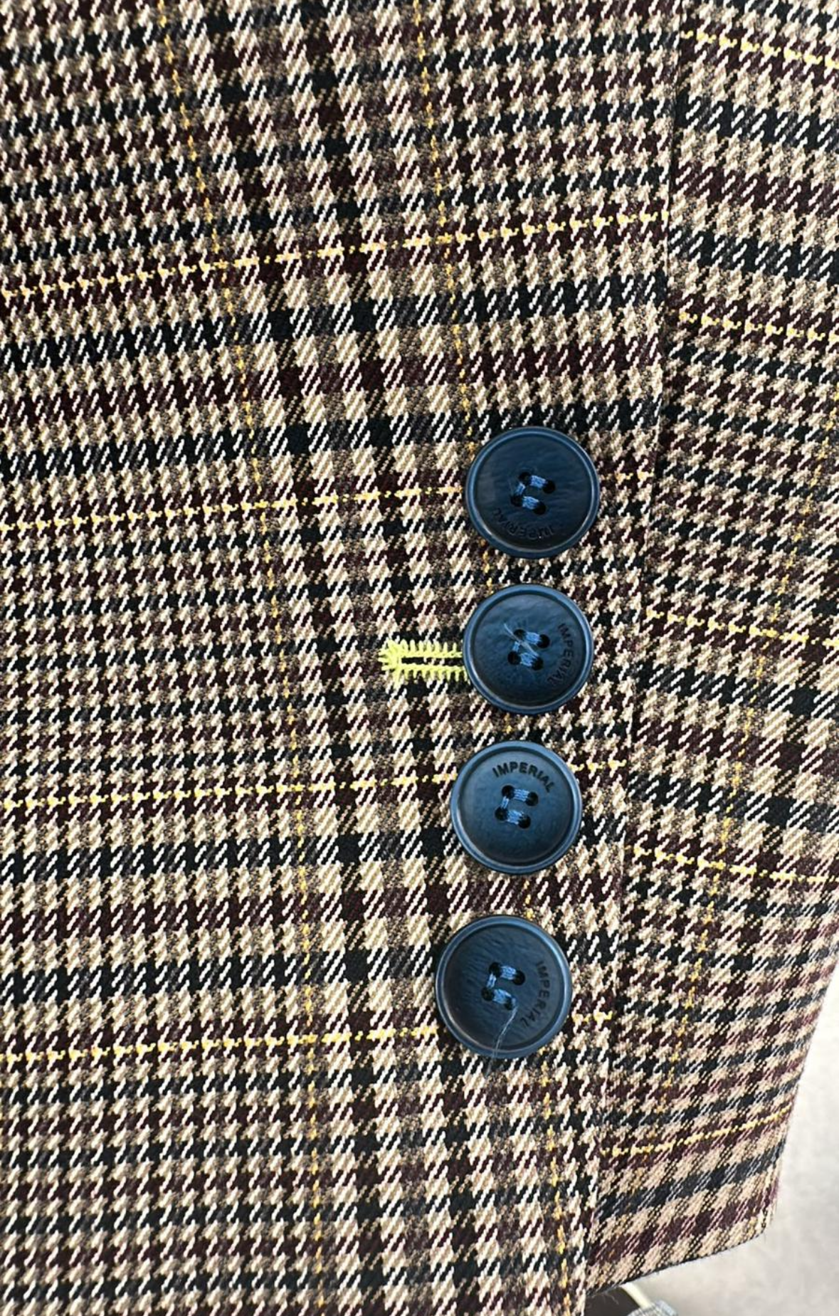 Blazer à carreaux IMPERIAL