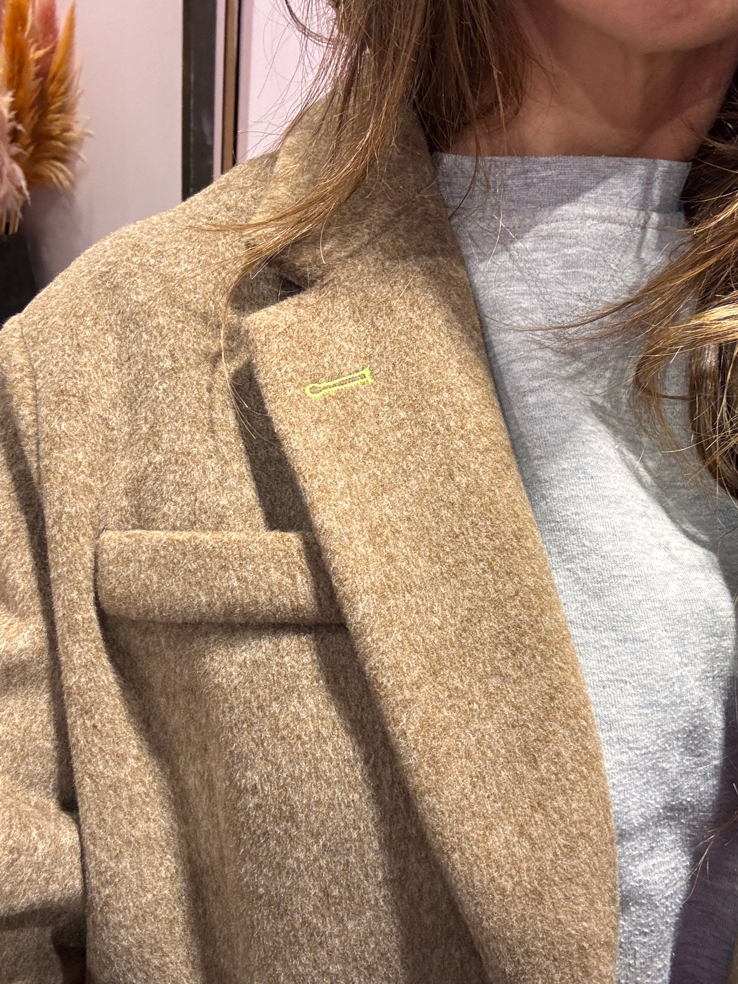 Blazer camel tissu doux IMPERIAL