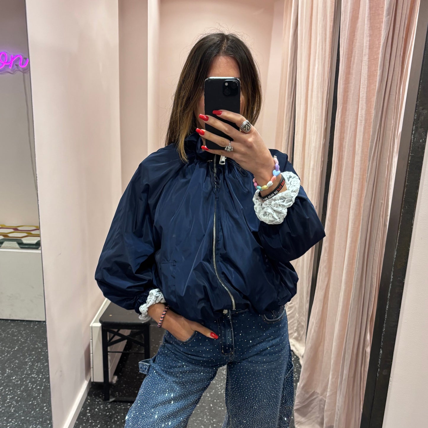 JOHANNA – imperméable doublure dentelle